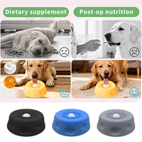 Bol à lécher liquide pratique et pratique pour chien et chat, alimentation lente, antidérapant, sphérique, écologique, léger, en silicone, automatique