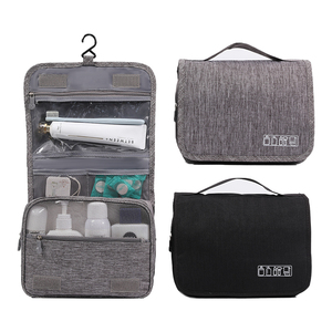 ETRAVEL Luxury <strong>Hanging</strong> Roll-up Makeup <strong>Bag</strong> Perfume Organizer Foldable Cosmetic <strong>Wash</strong> Kit Travel Toiletry <strong>Bag</strong> - Product Image 2