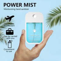 Spray désinfectant pour les mains sans rinçage, format carte, hydratant, portable, antibactérien, parfum frais, format voyage