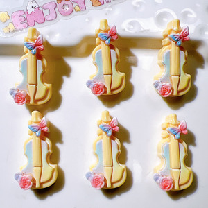Accessoires en résine de violon simulé Violon-Caractéristiques Accessoires de bricolage en acrylique Matériaux faits à <span class=keywords><strong>la</strong></span> main - Product Image 6