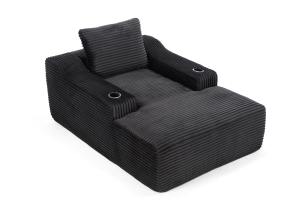 Cloudsyne Minimalist Corduroy Living Room Furniture, Foldable Adjustable <b>Sofa</b> with Sponge Fill <b>Small</b> Living Room - Product Image 4