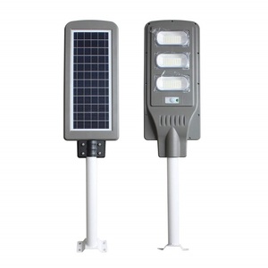 All in One Integrated Solar Street <b>Light</b>, Easy Installation No Wiring Needed for Road Square Garden Outdoor Use - Product Image 1