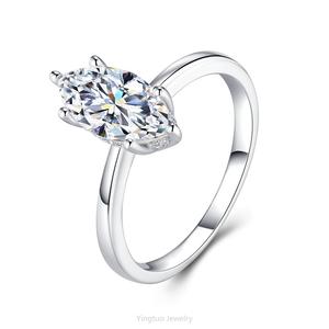 Обручальное кольцо с муассанитом - Product Image 6