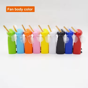 พัดลมมือถือ LED ขนาดเล็ก ใช้แบตเตอรี่ ปรับแต่งโลโก้และข้อความได้ - Product Image 3