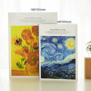 Wholesale Promotional 8K 16K Hardcover Leather Sketch Notebook for School Students Artists Drawing A5 Size Thread Sewing Bound - Product Image 3