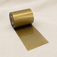 Pita Transfer Termal Emas Berkinerja Tinggi 80mm X 300m untuk Label Perawatan Dekorasi Pernikahan Sampel Gratis Tersedia
