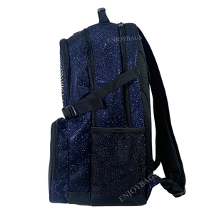 <strong>Navy</strong> Blue Cheer <strong>Backpacks</strong> All Star Cheerleading Deep Bule <strong>Backpack</strong> Custom Cheer logo Cheer Drak Blue Bag Girl Bags - Product Image 4