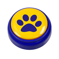 Botones de Entrenamiento para Perros con Grabación de Voz de 30 Segundos, Redondos, de Plástico, con Activación por Botón y Funcionamiento a Batería