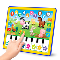 Bebe Smart Talking Board Tablette éducative pour enfants Jouet musical en langue arabe avec cartes en plastique Alimenté par batterie