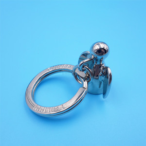 Llavero de Metal con Figura de Ángel Sólido, Aleación de Zinc, Níquel Brillante, Grabado, Colgante, Regalo Empresarial, Personalizable y Portátil - Product Image 1