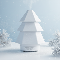 Diffuseur d'arômes électrique en forme d'arbre, humidificateur d'air, lumière LED multicolore, fonctionnement silencieux 30 dB, utilisation sur table pour la maison