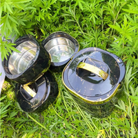 Bocaux de conservation alimentaire de cuisine 4,5 L, chauffe-plat isotherme à 3 niveaux, support thermique de luxe, service de table de qualité pour usage quotidien