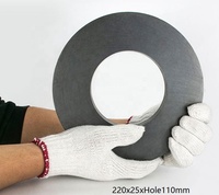 Y35 anneau de barre magnétique en ferrite, bloc de disque magnétique en arc pour haut-parleur plus fort aimant en céramique c8