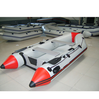 3m 5-6m alliage d'aluminium plancher canoë assaut gonflable caoutchouc bateau rc mer pêche bateau pour l'océan