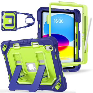 Étuis robustes avec béquille intégrée pour tablettes iPad A16 11" 2025 et 10ème génération 10.9" <span class=keywords><strong>2022</strong></span>, avec bandoulière - Product Image 3