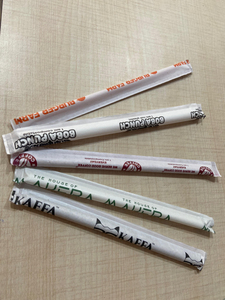 Eco Friendly White Compostable 8mm Plant Based <b>Drinking</b> <b>Straws</b> Biodegradable Smoothie <b>Straws</b> Solution <b>For</b> Cold Beverages - Product Image 6