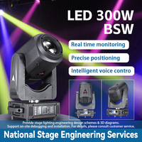 Cabezas Móviles LED 3 en 1 de 300W con Lente Grande de 160mm, Luz GOBO, Doble Prisma, DMX, RDM, Pantalla Táctil, Luces para Escenarios de Bodas y Conciertos