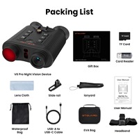 Gafas de Visión Nocturna Digitales V6PRO HD 8X 4K, Montadas en la Cabeza, Infrarrojas, Alcance de Visión de 300 m, Video y Foto para Caza, Camping y Actividades al Aire Libre
