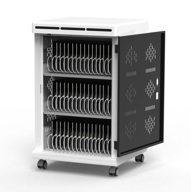 Multicharge Charging Station and Charging Cart Trolley for 48 IPads Tablets Charging Cabinet