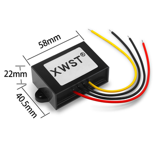 Convertisseur DC-DC étanche <span class=keywords><strong>12V</strong></span> vers 19V, régulateur de tension 1A 3A 4A <span class=keywords><strong>5A</strong></span>, alimentation personnalisée pour voiture et LED - Product Image 3