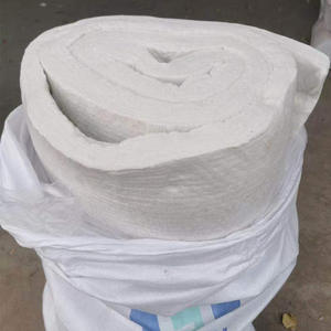 Manta agujada de silicato de alúmina Luyang 128kg/m Grado HA Fieltro enrollado para aislamiento de tuberías de horno Algodón aislante de fibra cerámica - Product Image 3