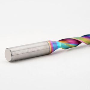 55 ° מקדח ידני מצופה טונגסטן צבעוני עם ידית קבועה, מקדח קירור חיצוני מאלומיניום 5D, מקדח נחושת 2.0-20.0 - Product Image 4