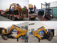 Nouvelle pelle sur chenilles SY55C 5 tonnes, godet de 0,21 m, puissance de 36 kW, garantie d'un an, moteur haute efficacité, boîte de vitesses, pompe PLC