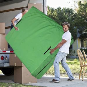 Funda Impermeable para Colchón, Verde, para Mudanza y Almacenamiento, a Prueba de Polvo, Protección Solar, Protector de Cama para Dormitorio - Product Image 1
