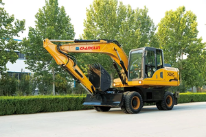 LICHMACH Pelle hydraulique 5 tonnes sur pneus Performance la mieux notée Moteur Yanmar Garantie 1 an Nouveau modèle Godet Yuken - Product Image 6