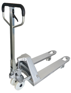 Transpaleta Eléctrica MLS Nueva, Capacidad de Carga Superior de 2.5T, Fabricada en Acero Inoxidable Galvanizado en Vietnam, Modelo con Ruedas de Nylon, Garantía de 12 Meses - Product Image 2