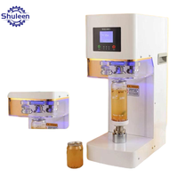 Machine de remplissage et de scellage entièrement automatique pour canettes de thé aux perles, de café, de bière en PET et en aluminium, avec couvercle en aluminium, en acier inoxydable, dernière génération