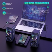Tronsmart — enceinte filaire L6 de 3.5mm, haut-parleur de jeu, Double basse, rvb, Surround, pour PC et ordinateur portable, bureau