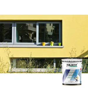 Top Quality Excellent Stain Resistance New Type Elastic Flat Coated Exterior Wall Latex Paint Coating