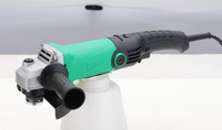 Meuleuse d'angle électrique portable industrielle robuste 550W 115/125mm avec moteur à balais et interrupteur à gâchette pour bricolage