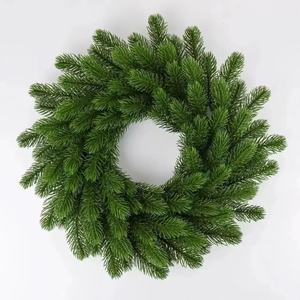 Guirlande <span class=keywords><strong>de</strong></span> Noël artificielle en aiguilles <span class=keywords><strong>de</strong></span> pin, fausse plante verte, décoration, arrangement, guirlande à suspendre à la porte - Product Image 6