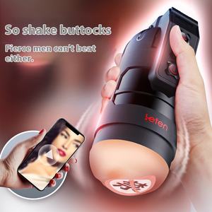 Leten Thunder Storm Gran App Interactive <span class=keywords><strong>Knock</strong></span> Coupe d'avion Gode TPE pour homme <span class=keywords><strong>Sex</strong></span> Toy avec fonction vagin 24/Boîte - Product Image 2