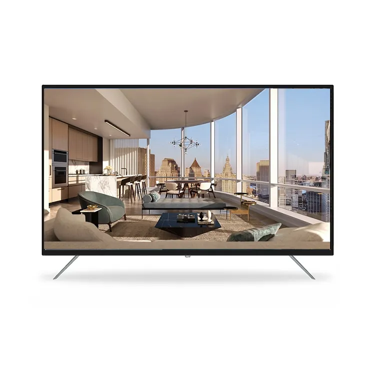 Televisão eletrônica smart 65 polegadas, smart tv com controle remoto para venda