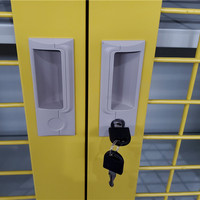 Meuble de bureau moderne 2026 avec portes en maille, armoire de rangement en acier de qualité supérieure Anhui, classeur métallique pour dossiers de bureau