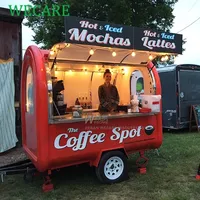 WECARE moda tasarım dondurma arabası/kahve arabaları/mini gıda kamyonu