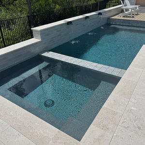 Piscinas familiares de gran tamaño para adultos, jacuzzi exterior modular de fibra de vidrio prefabricado, fabricante de piscinas enterradas de 20 pies - Product Image 2