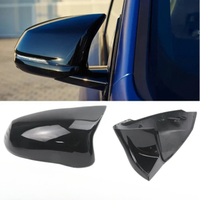 Accessoires de remplacement, coques de rétroviseurs noires brillantes en ABS, coques de rétroviseurs latéraux arrière pour BMW X1 IX1 U11 U12 X2 IX2 U10
