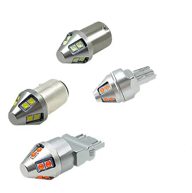 Lâmpada de freio de led, corrente constante de alto brilho, ampla tensão, 3030 10smd 1157, lâmpada de freio 1156, sinal de seta, lâmpada de reversão