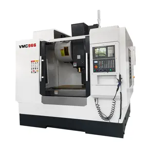 चीनी कारखाने 3 अक्ष सीएनसी ऊर्ध्वाधर मिलिंग मशीनिंग केंद्र मशीन केंद्र VMC966 के साथ काम करने के लिए धातु सस्ते कीमत