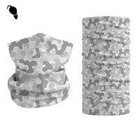 Bandana tubulaire sans couture personnalisé, anti-UV, en polyester/spandex respirant, cache-cou pour activités de plein air