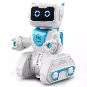 Parmak izi dokunmatik sensör akıllı uzaktan kumanda akıllı Robot 180 rotasyon kafalı engel önlemek Rc Robot oyuncak