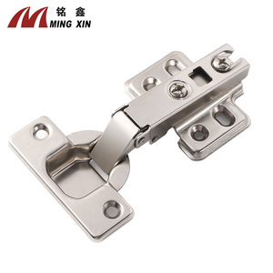 Bisagra de rebote Ming Xin 35 Cup de mortaja completa de acero laminado en frío con cierre suave para puertas de gabinetes y muebles - Product Image 2