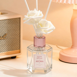 Ramo <span class=keywords><strong>de</strong></span> Rosas Pequeño, Aromaterapia Fresca para el Hogar, Ambientador sin Fuego, Adornos Aromáticos, Perfume Transfronterizo, Caja <span class=keywords><strong>de</strong></span> Regalo Transparente - Product Image 2