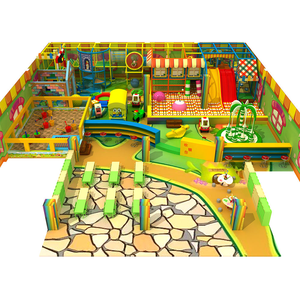 Manège de parc d'attractions personnalisé, autres aires de jeux, aire de jeux intérieure pour enfants à thème urbain multicolore, piscine à balles en acier - Product Image 1