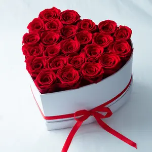 Bán Buôn Valentine Của Ngày Quà Tặng Bảo Quản Hoa Hồng Lâu Dài Vòng Vĩnh Cửu Hoa Bảo Quản Tăng Trong Hộp