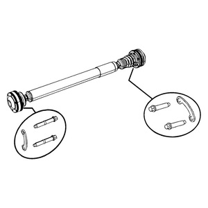 Eje de Transmisión Trasero para Jeep 52853432AA 52853431AA, Pieza de Repuesto Nueva de Acero - Product Image 4